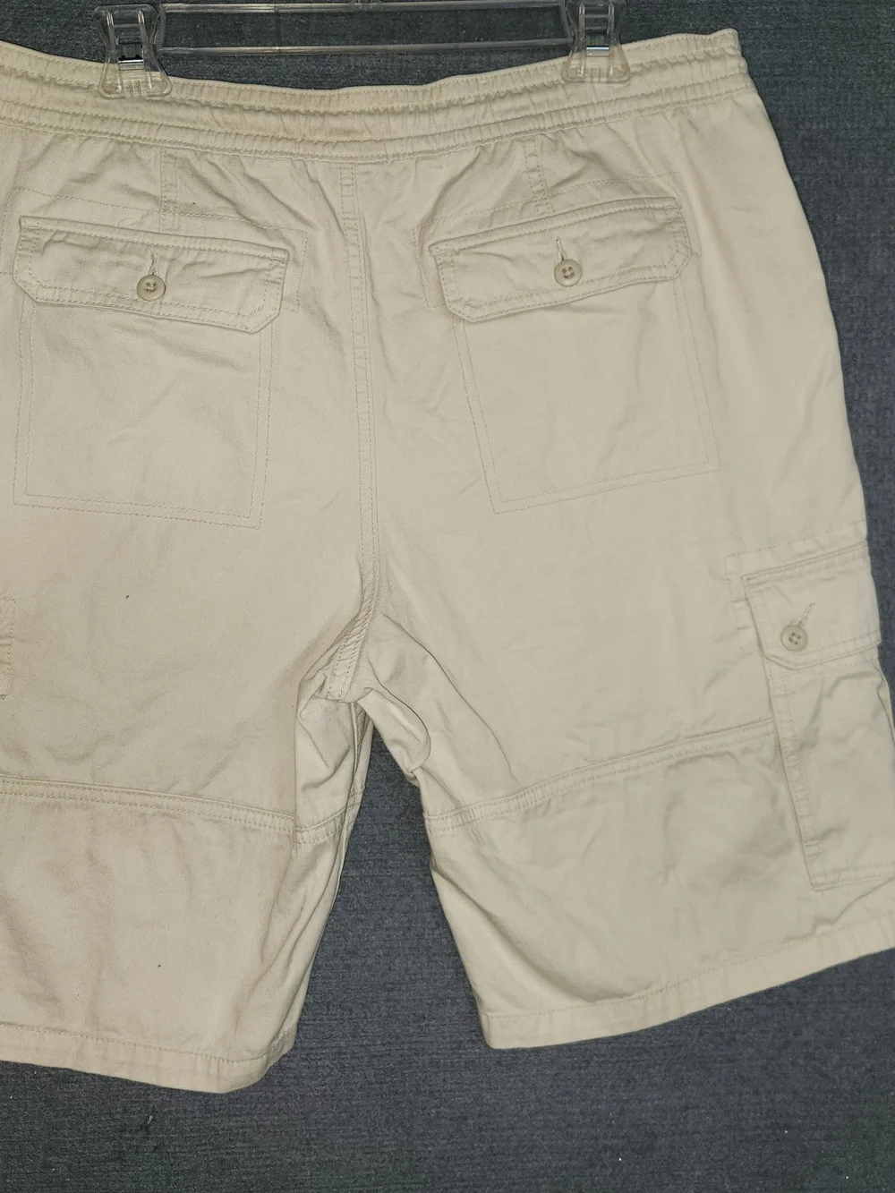 Mossimo Supply Co. Cream Men's Cargo Drawstring Shorts #348